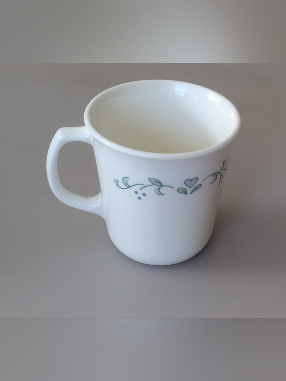 Corning Corelle Collectible Country Cottage Mug. Floral Design. 3.5" Tall.